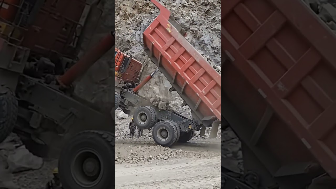 the Truck back side is lifted due to over load #transportationauthority #transportmatters