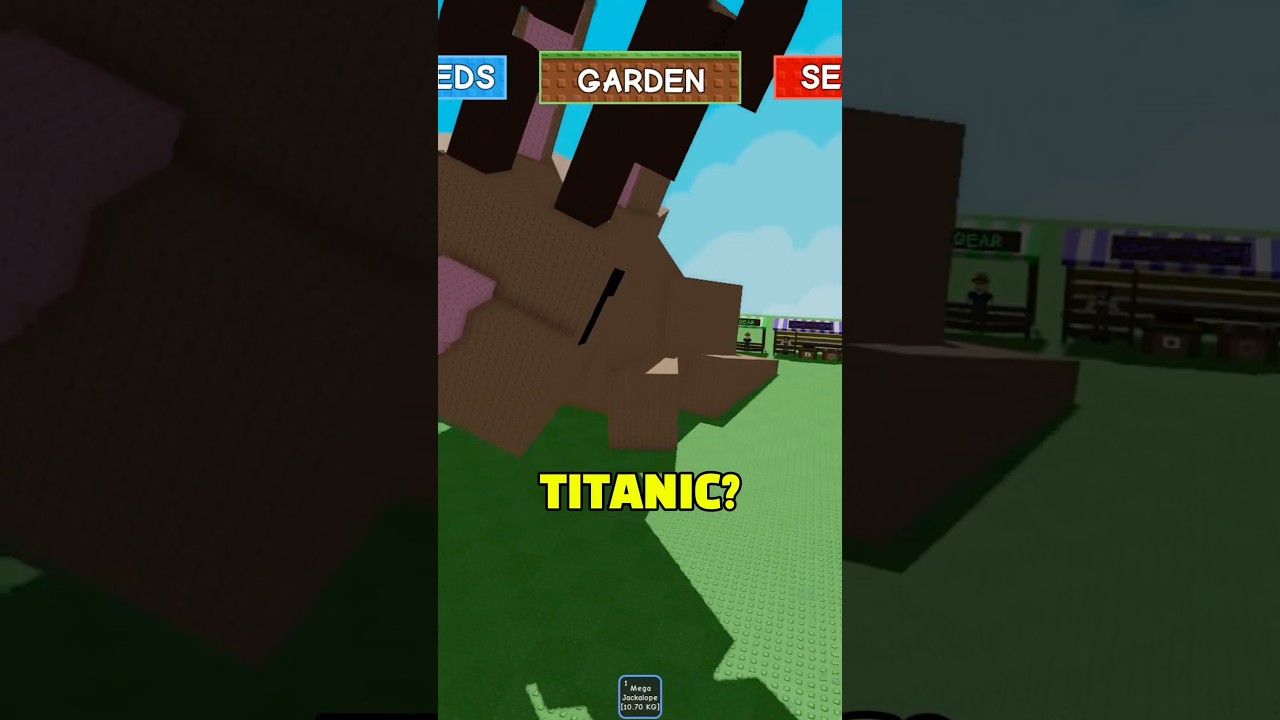 I get Titanic Pet #growagarden #roblox