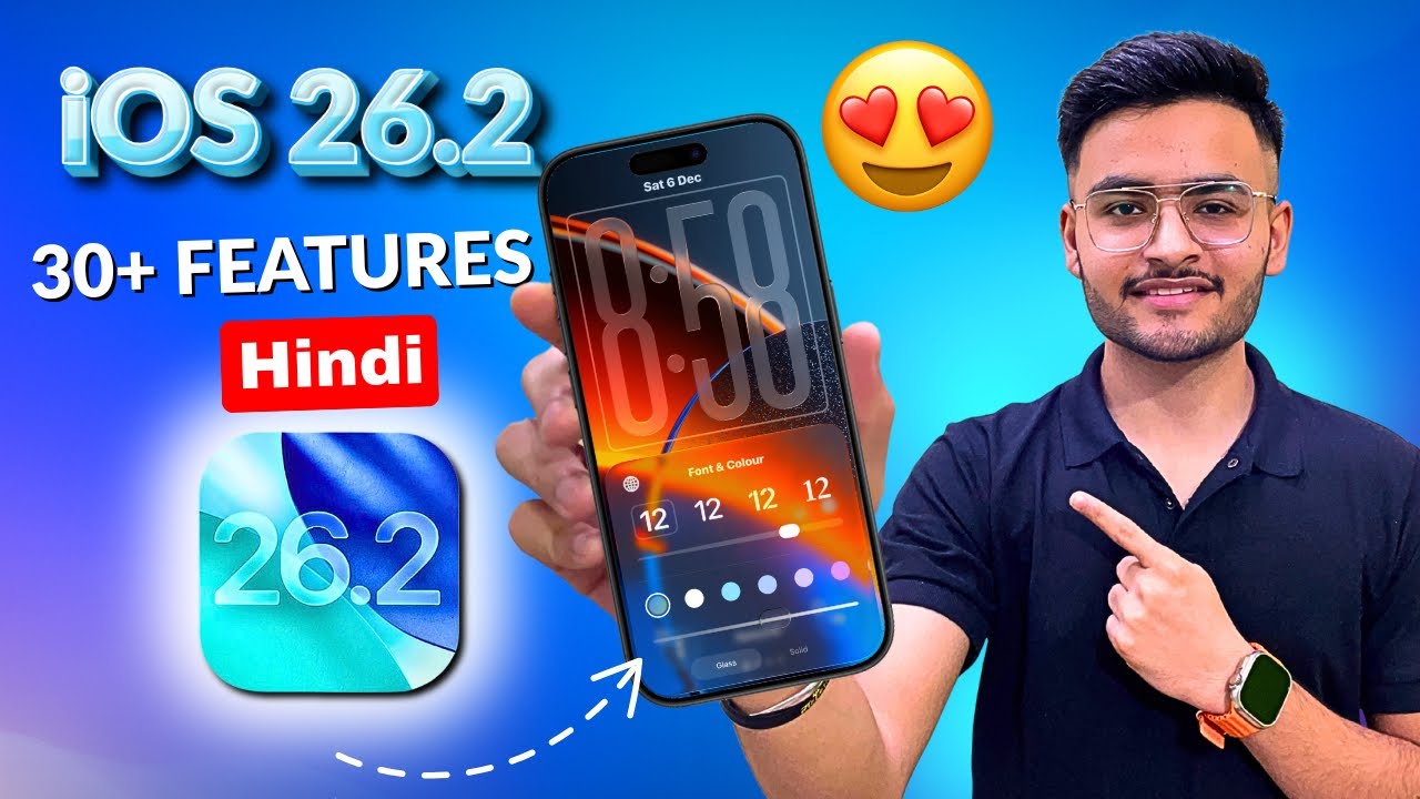 iOS 26.2 Released🔥 30+ NEW Features in Hindi | ios 26.2 features | ios 26.2