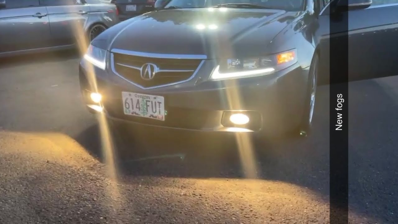 Foglights install on a 2005 tsx