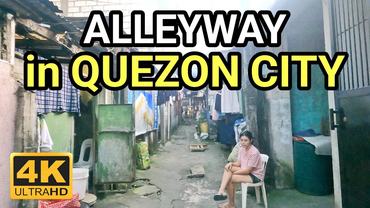 REAL WALK EXPERIENCE | Exploring Hidden Life Narrow Alley in Commonwealth Philippines [4K] 🇵🇭