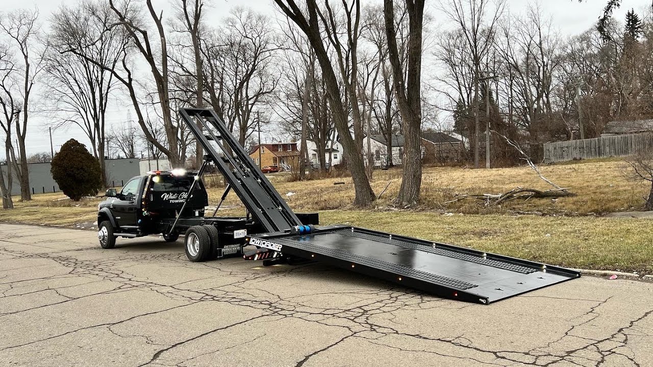 Low Loader test for White Glove Towing of Las Vegas.