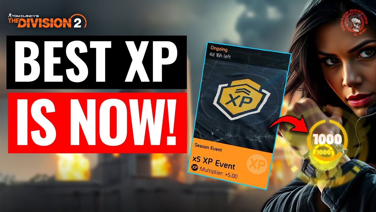 Level Up 1000 Times! Best XP Farm Build for Limited 5x Event - The Division 2