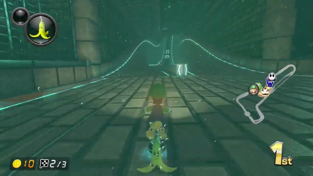 Luckiest Blue Shell Dodge Ever