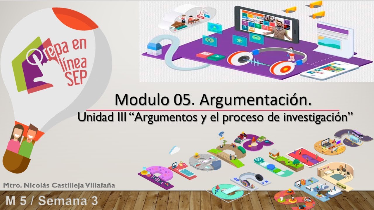 1° Sesión síncrona de la Unidad III “Argumentos y el proceso de investigación”