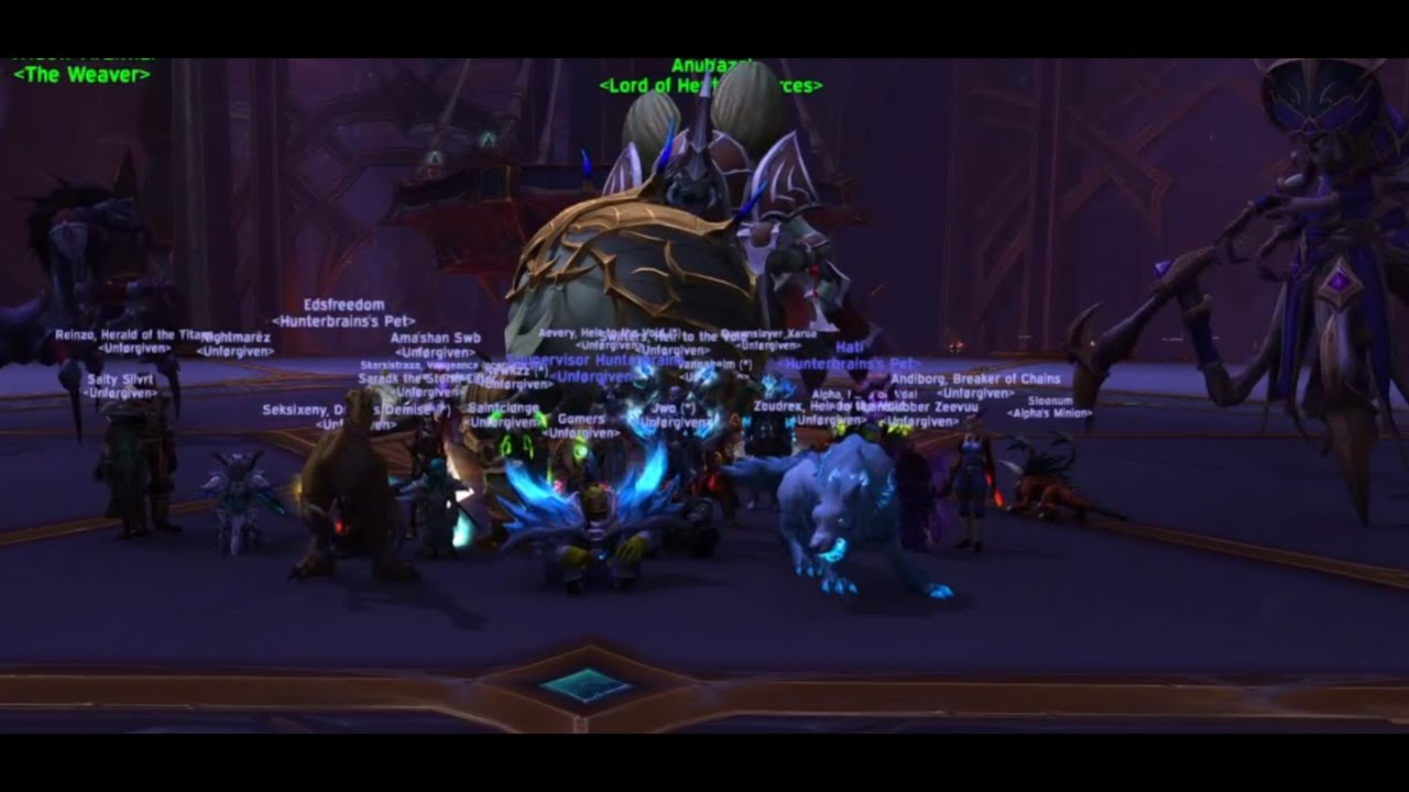 Queen Ansurek Mythic - RL PoV - BM hunter PoV - WR 596