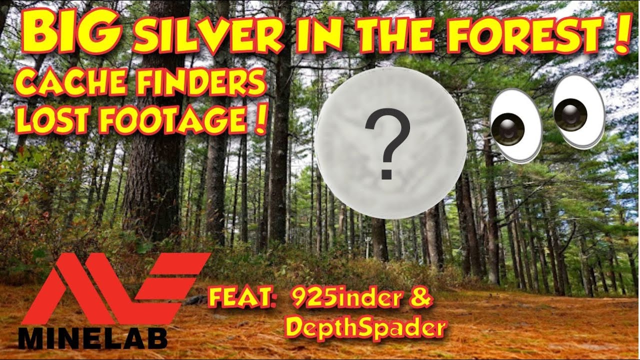 BIG Silver Coins Metal Detecting In The Forest ! CacheFinders Lost Footage! - Metal Detecting Canada