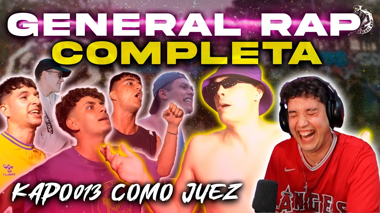 ¡QUE LOCURA DE NIVEL! ¡LA MEJOR COMPE DEL AÑO EN 🇪🇦! KAPO 013 REACCIONA A LA GENERAL RAP ALICANTE