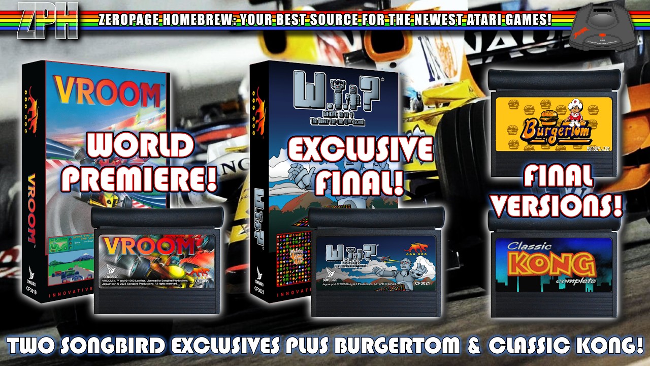 WORLD PREMIERE of Vroom (Jag), EXCLUSIVE Where Is It? (Jag) + BurgerTom & Classic Kong Complete