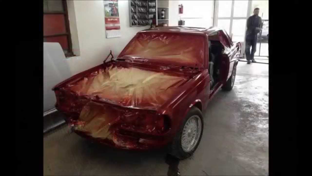 Mercedes Benz W123 RED Coupe restoration
