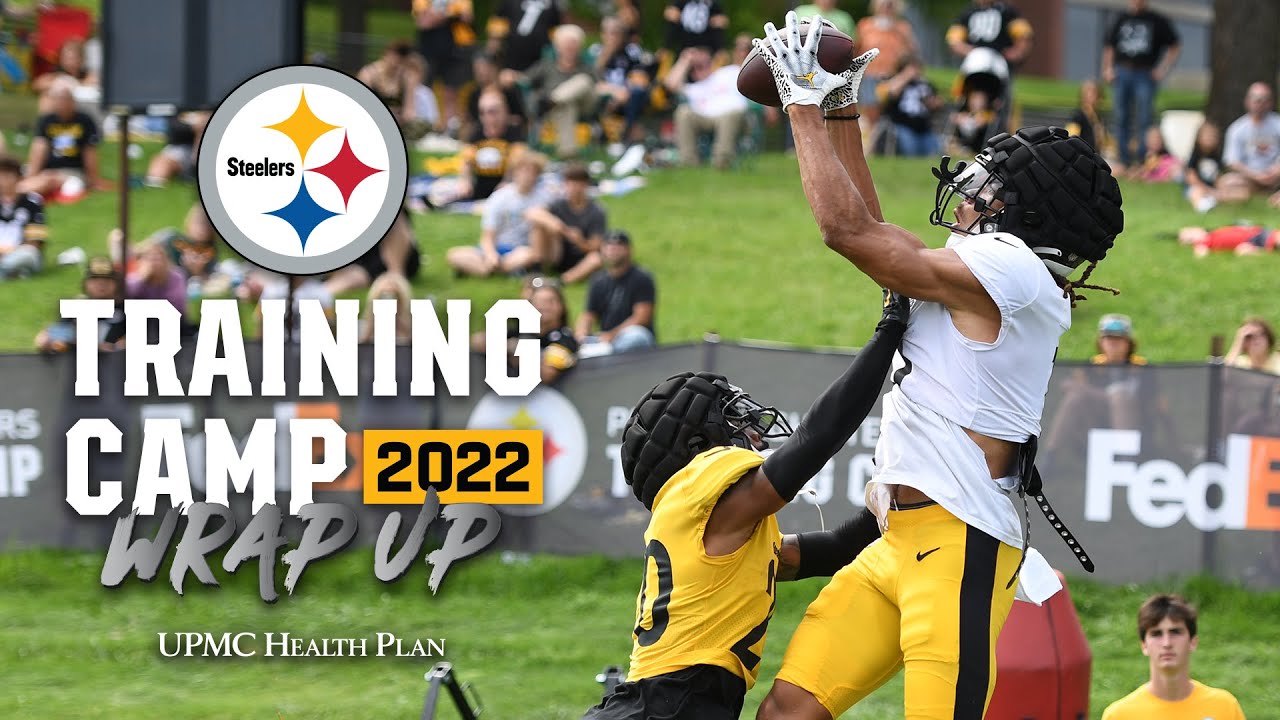 Wrapping up training camp practice + Diontae Johnson interview from the field | Pittsburgh Steelers