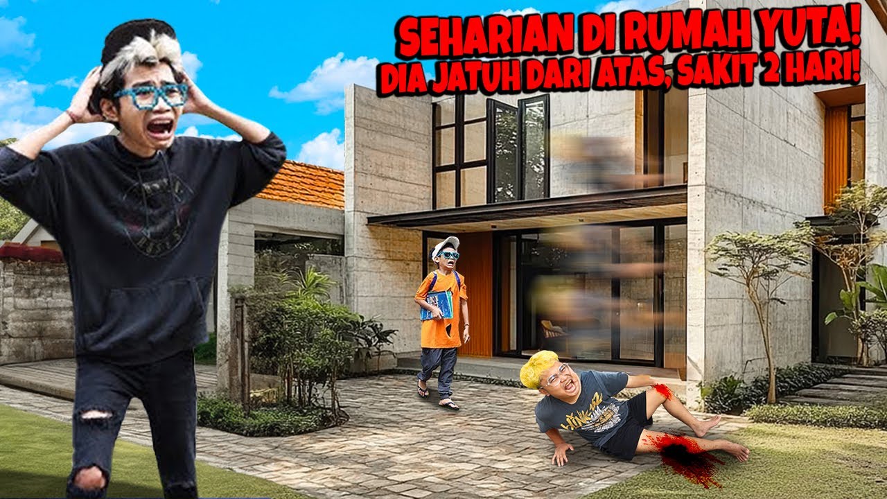 SEHARIAN KITA DI RUMAH YUTA!!! DIA SAKIT GA KERJA 2 HARI!!!
