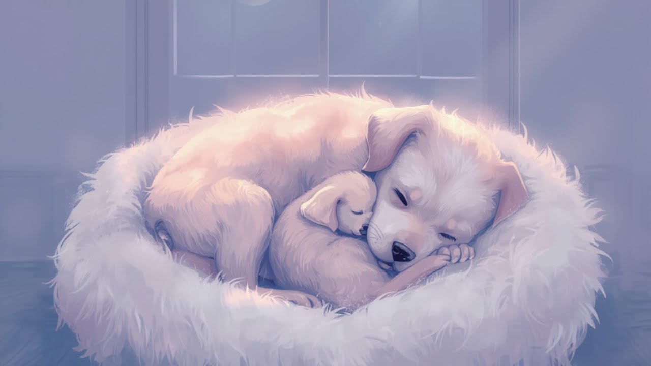 Sleepy Puppy 🐶 Midnight Lullaby | Sleep Study No. 1 for Babies (1 Hour | 432Hz)