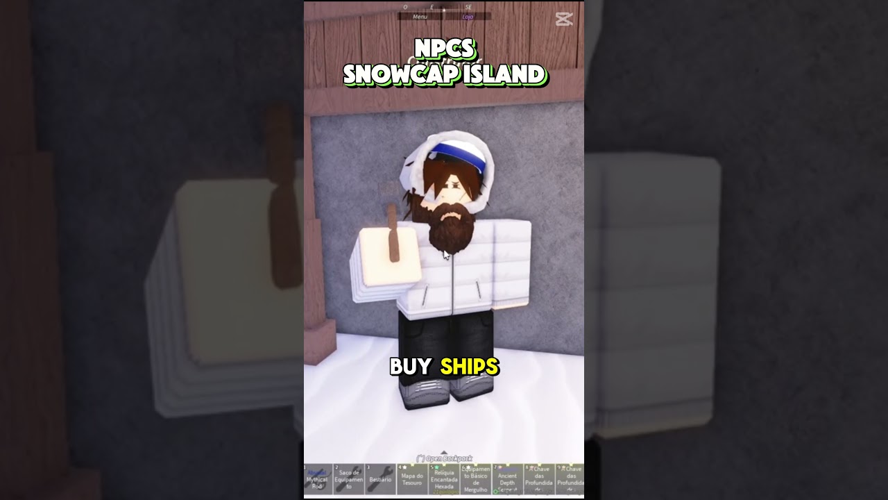 ALL NPC IN  SNOWCAP ISLAND FISCH #fisch #roblox