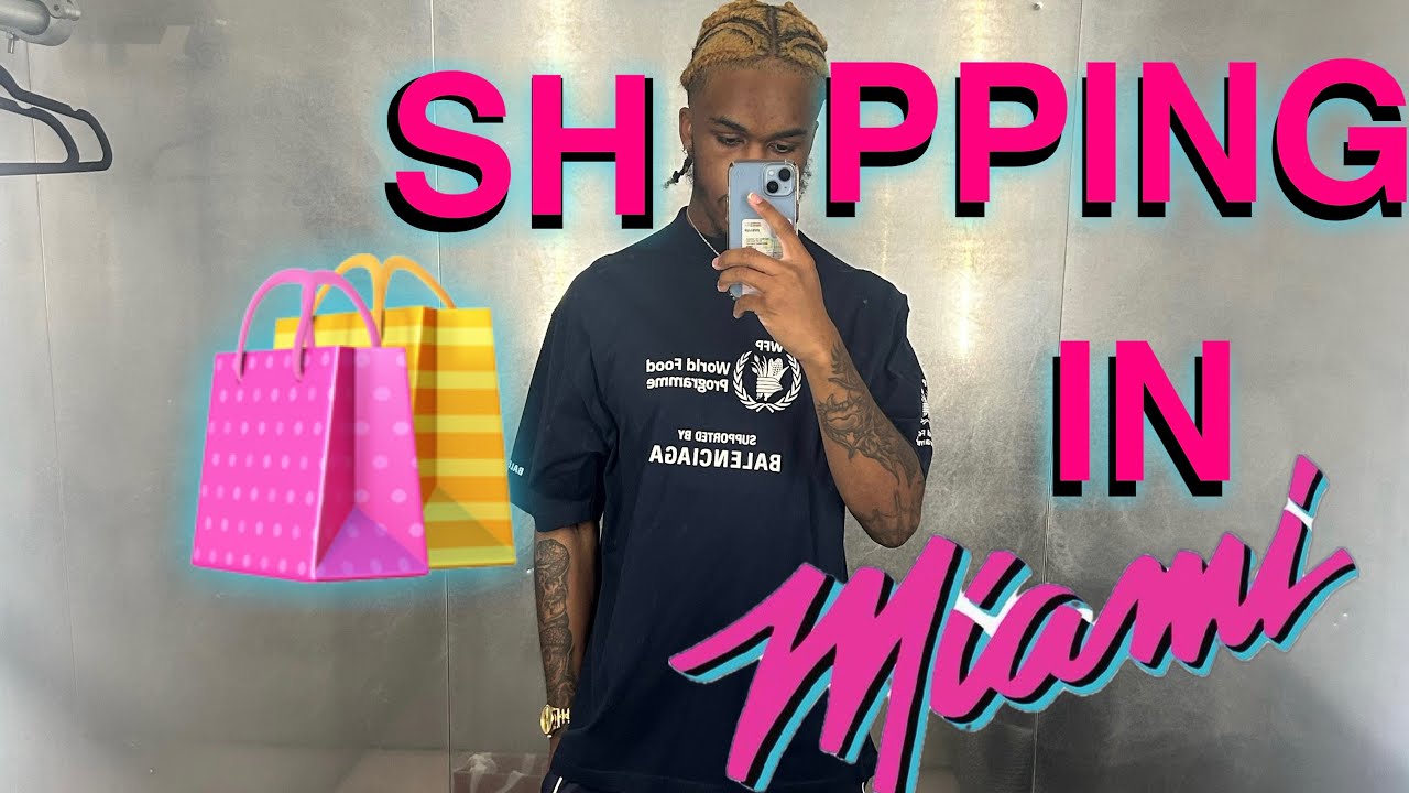 SHOPPING IN MIAMI DESIGN DISTRICT..