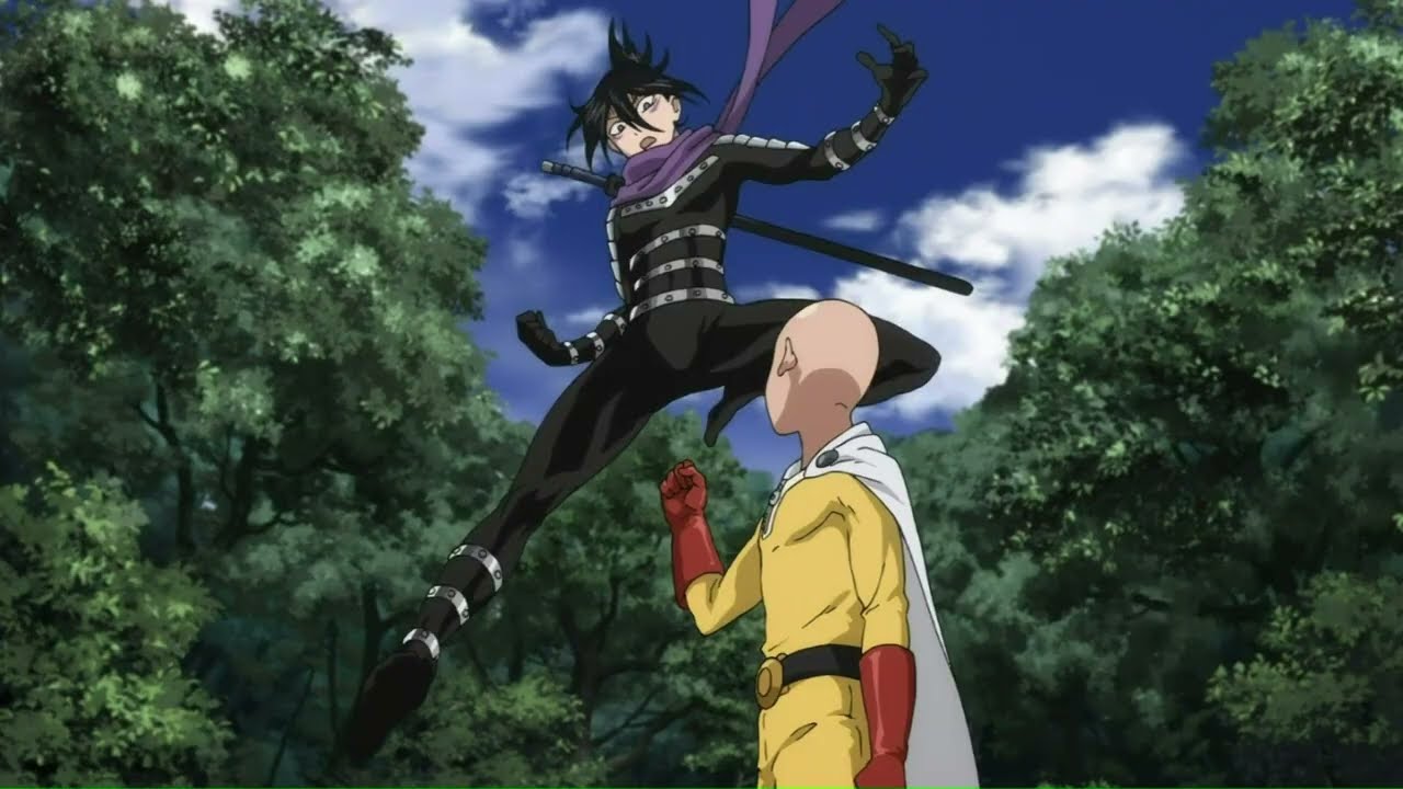 Saitama vs Speed-o-Sound Sonic on First Meet | One-Punch Man | [English Dub]
