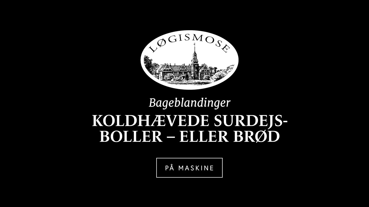 Koldhævede surdejsboller eller brød på maskine