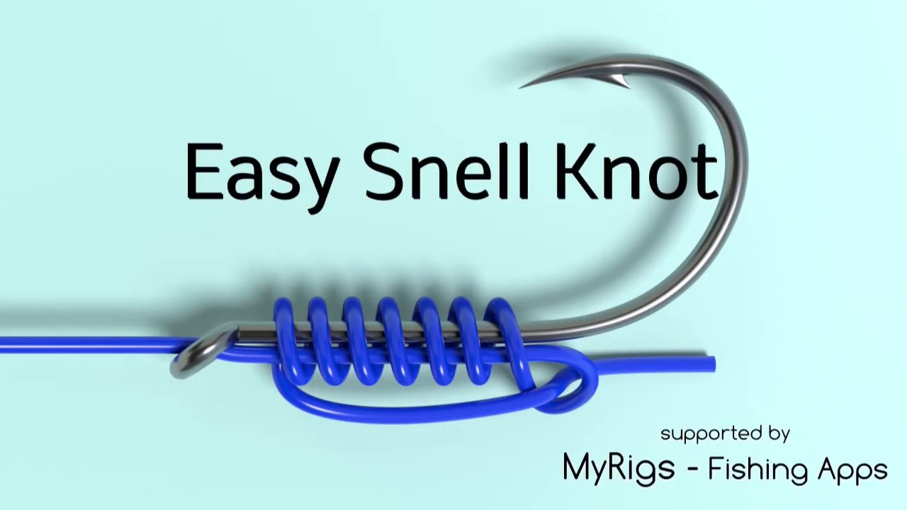Easy Snell - Fishing Hook Knot Animated