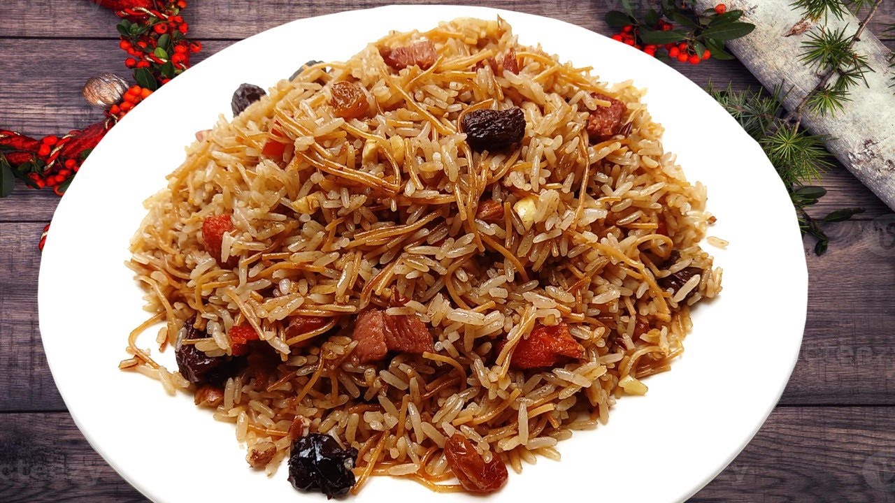 ARROZ NAVIDEÑO - ARROZ ARABE | FACIL DE PREPARAR