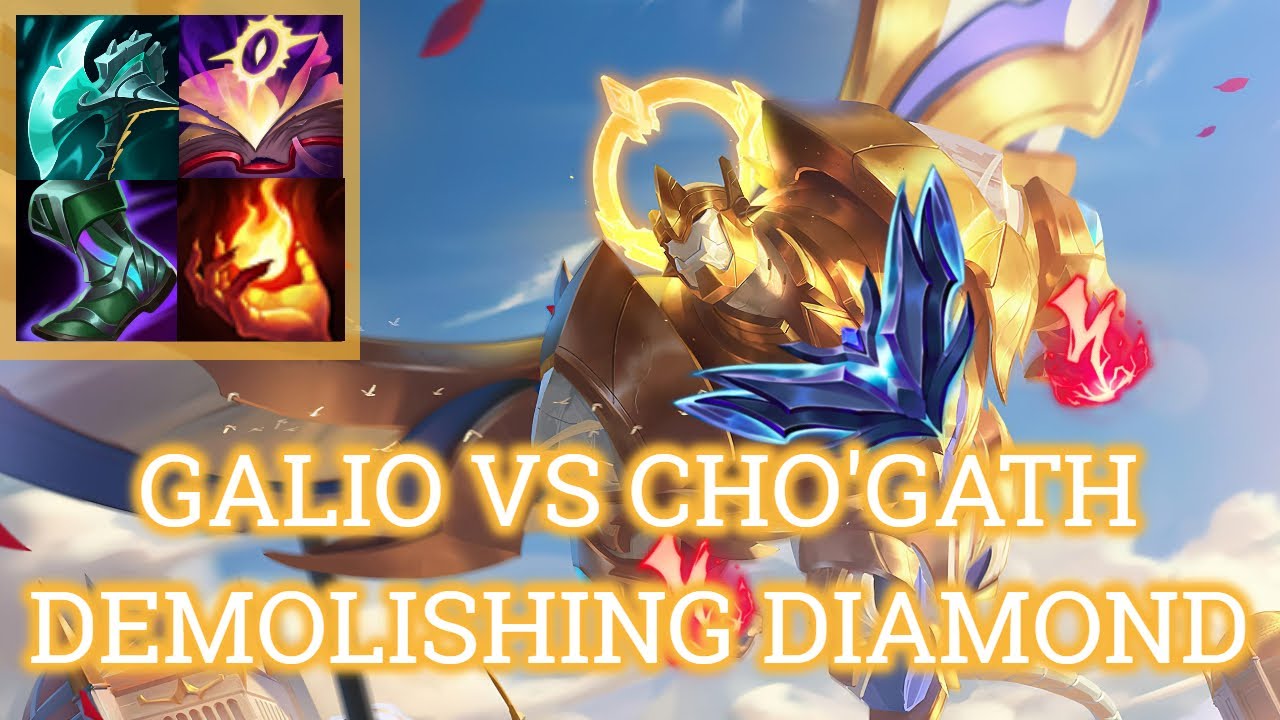 Galio vs Cho'Gath: Mid-Lane Tactics & Diamond Dominance