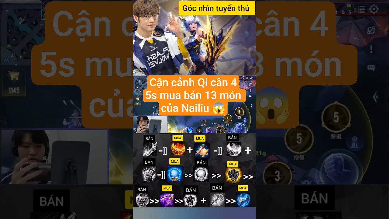 Close-up of Nailius' classic move with Qi #lienquanmobile