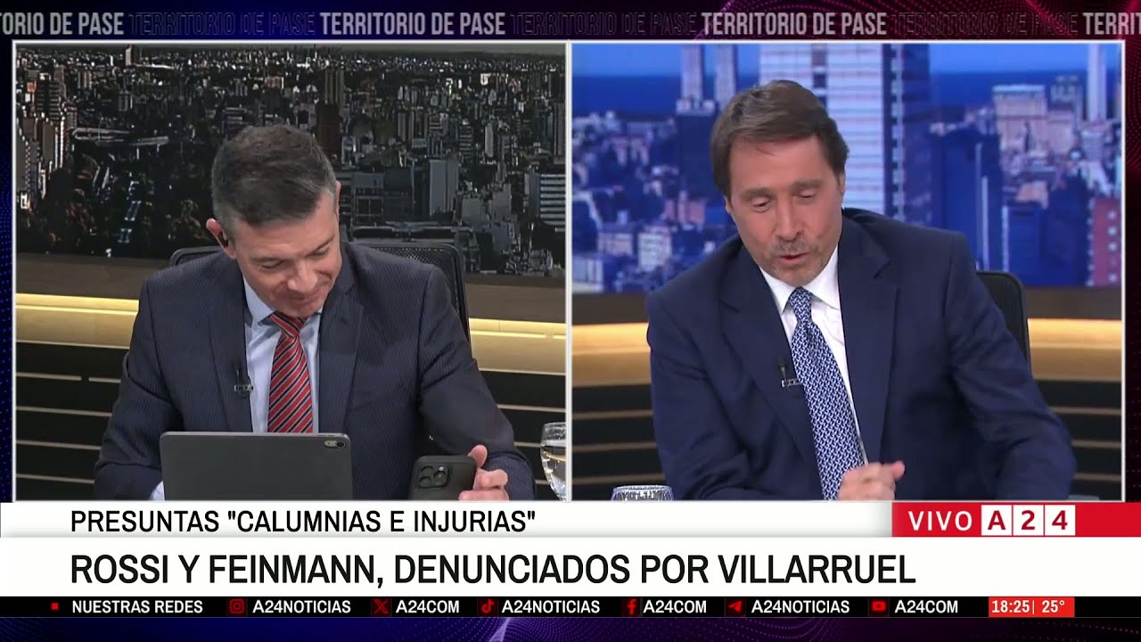 🔴 ROSSI Y FEINMANN, DENUNCIADOS POR VILLARRUEL