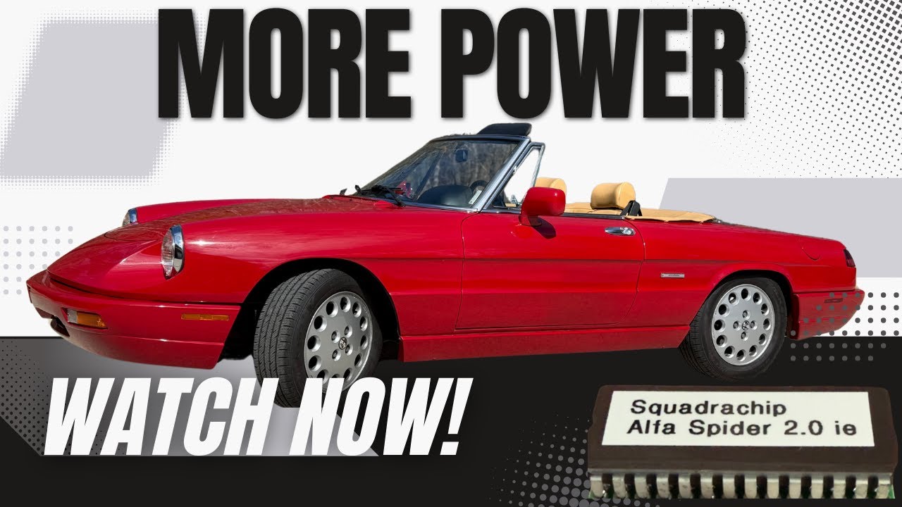 Installing a Squadra Performance Chip in My 1991 Alfa Romeo Spider! | More Power & Better Response?