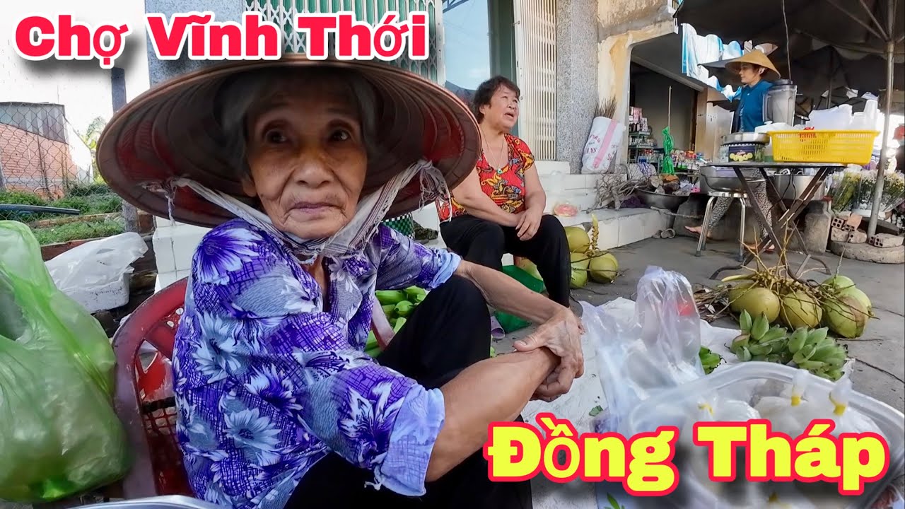 Chợ Vĩnh Thới Lai Vung Đồng Tháp Người Lớn Tuổi Khó Khăn Hạnh Phúc Nhận Quà Từ Mỹ | Khương Nhựt Minh