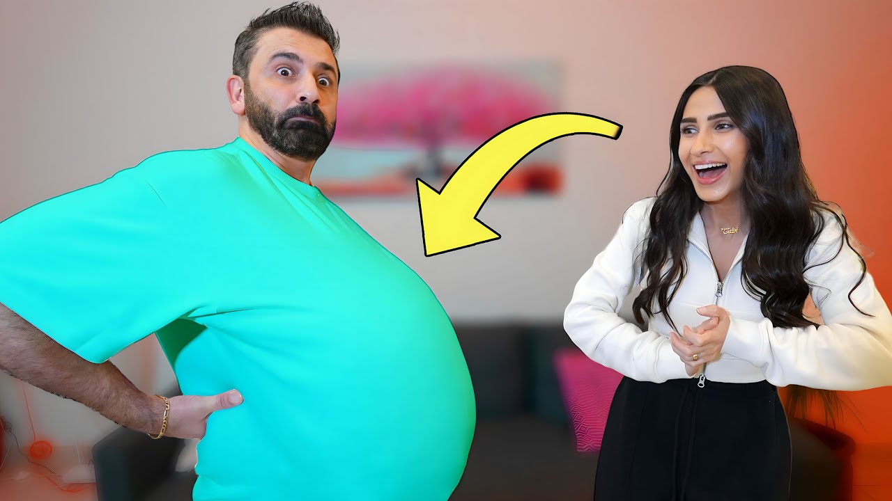 زوجي يجرب آلام الولادة 🤕 (جهاز الطلق)