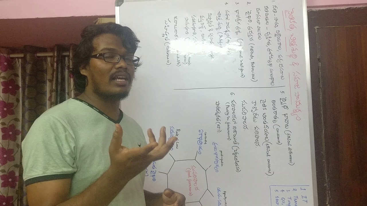 Eight pillars of Good Governance in Telugu l NRG Classes