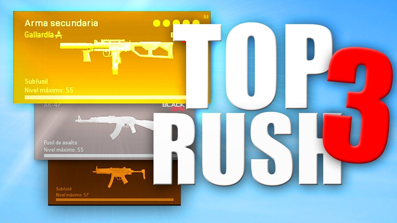TOP 3 MEJORES ARMAS para RUSH en WARZ0NE