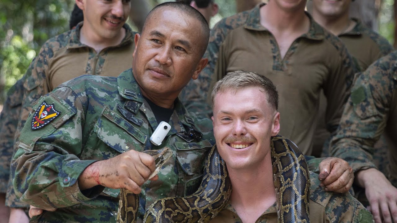 Cobra Gold 2024 U.S. Marines Jungle Survival by RECON Royal Thai Marine Instructors (Eng sub)