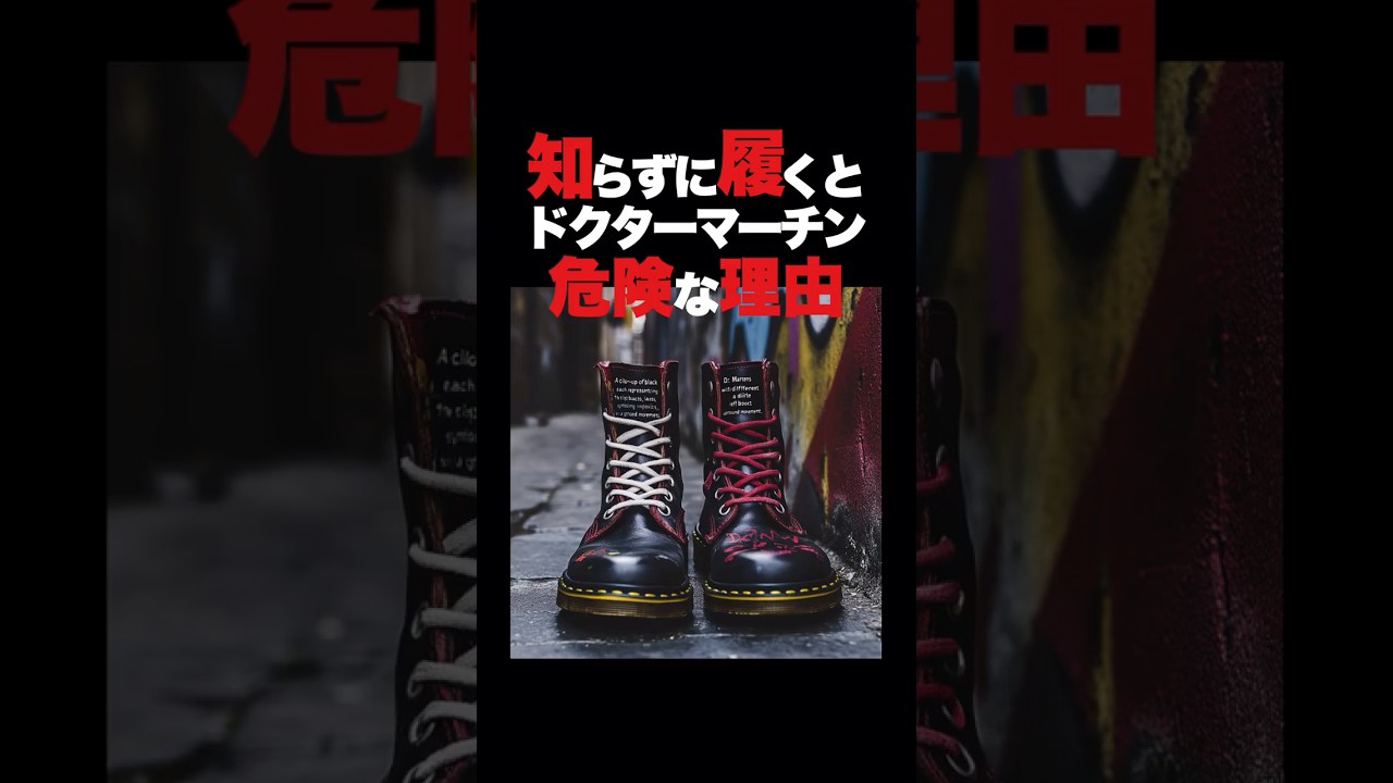 ドクターマーチン知らないと危険 #fashion #ドクターマーチン #雑学 #ブーツ #イギリス