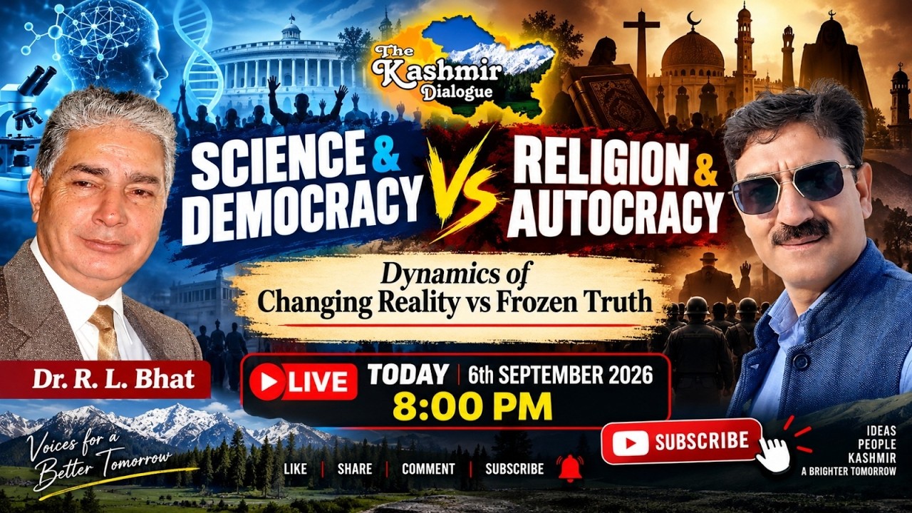 #Science & #Democracy  V/s  #Religion & #Autocracy |  #live Dr. R.L. Bhat