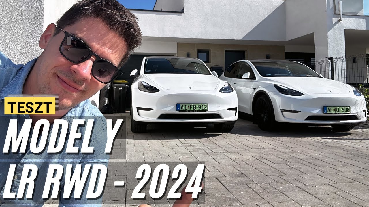 Tesla Model Y Long Range RWD 2024 - A RÉSZLETES TESZT egy kezdő EV-s szemszögéből
