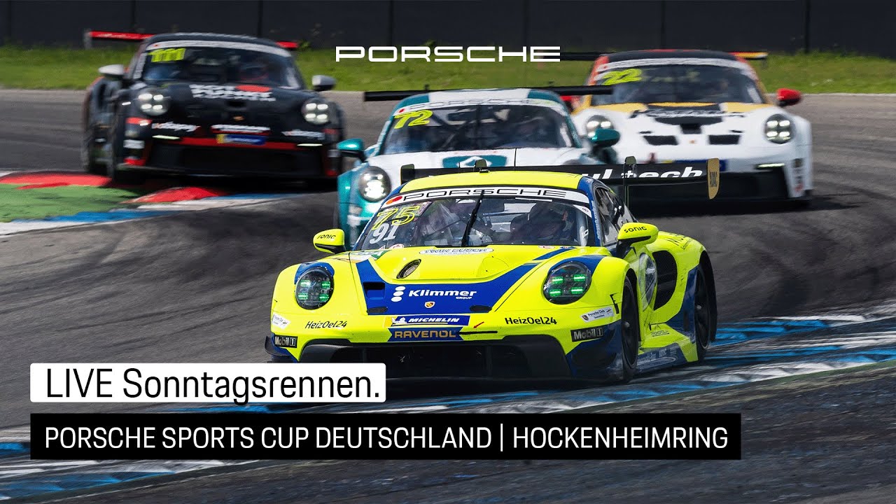 LIVE Porsche Sports Cup Deutschland 2024 | #6 Hockenheim | Sonntag