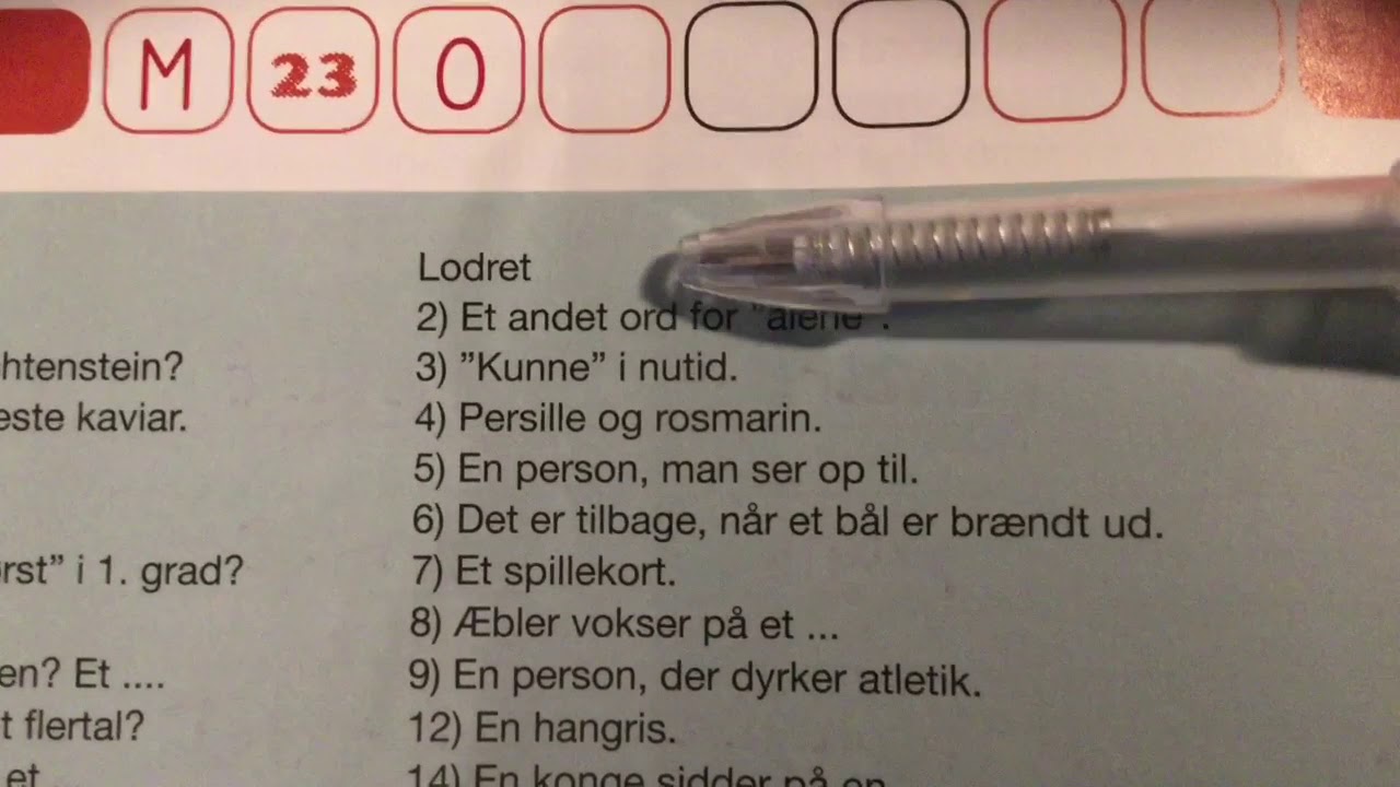 Dansk 2 uge 47