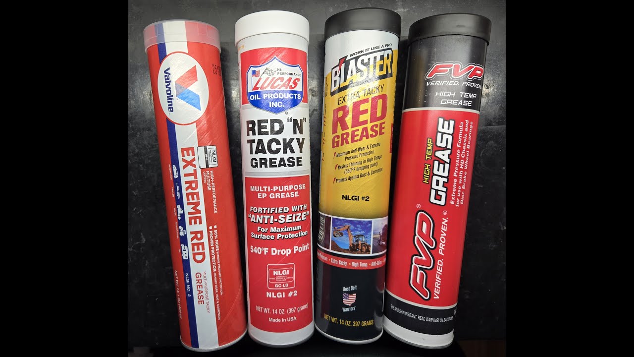 Automotive Grease: Are Red High Temp greases all the same?