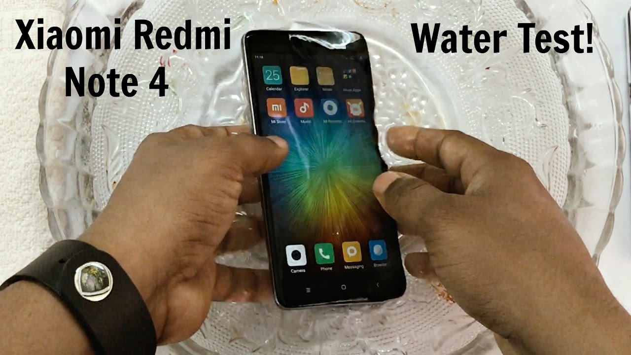 Xiaomi Redmi Note 4 Water Test!