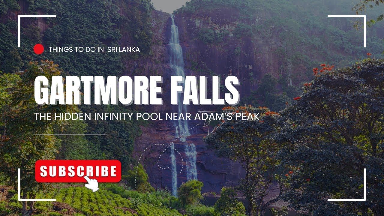 Gartmore waterfall in Sri Lanka