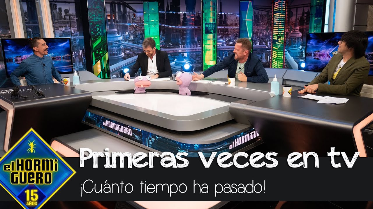 Las primeras veces de Pablo Motos, El Monaguillo, Luis Piedrahita y Marron en tv - El Hormiguero