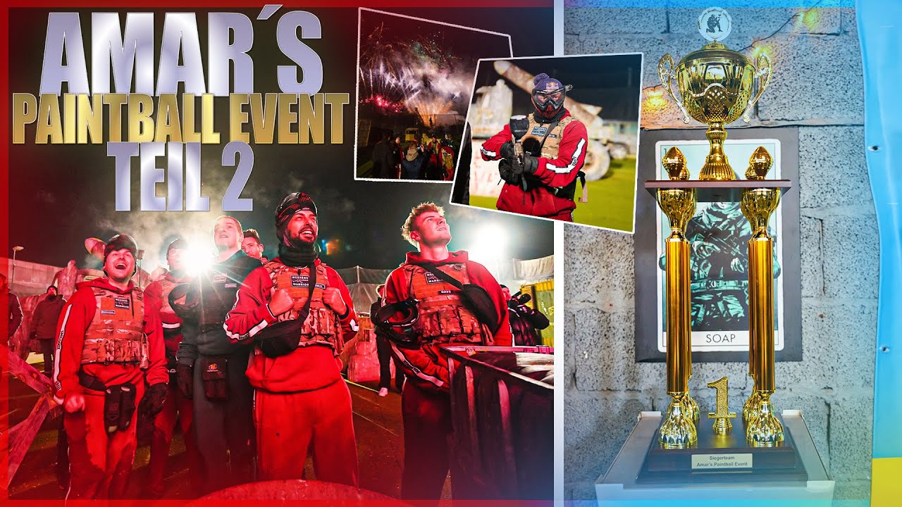 AMARS PAINTBALL EVENT TEIL 2 | DAS GROßE FINALE! 😨🤯