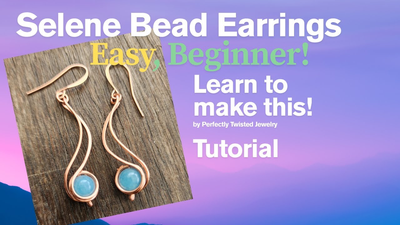 Easy DIY Aquamarine Earrings Anyone Can Make!
