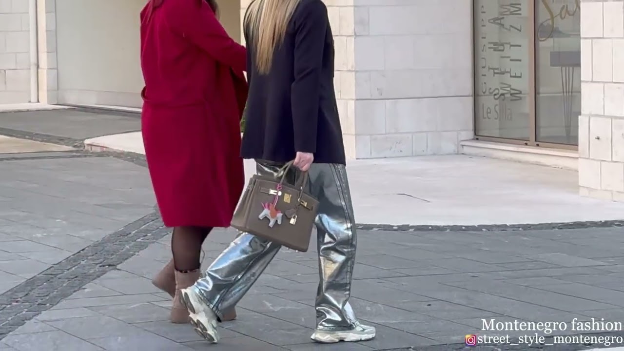 Women in leather or boots fashion street 48