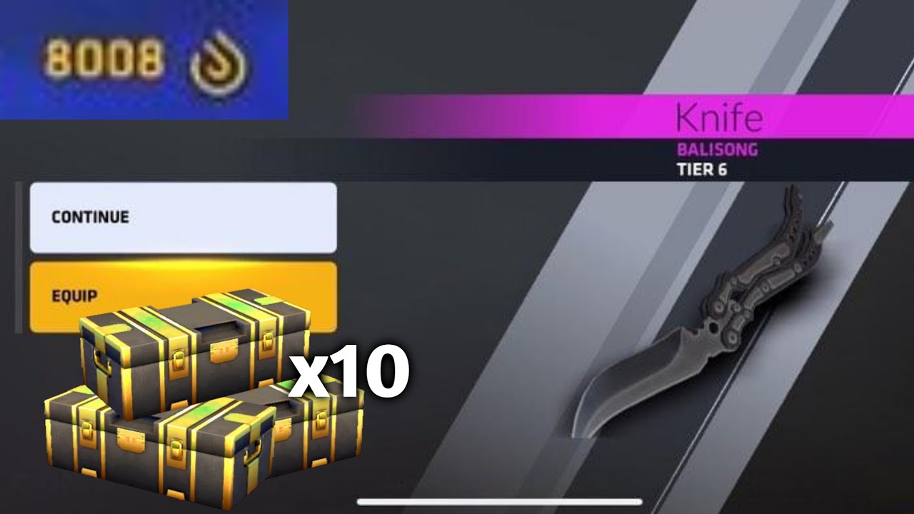 CRITICAL OPS GOLD WINNERS DEAL CASE OPENING! 10 PREMIUM CASES + GETTING BALISONG KNIFE!