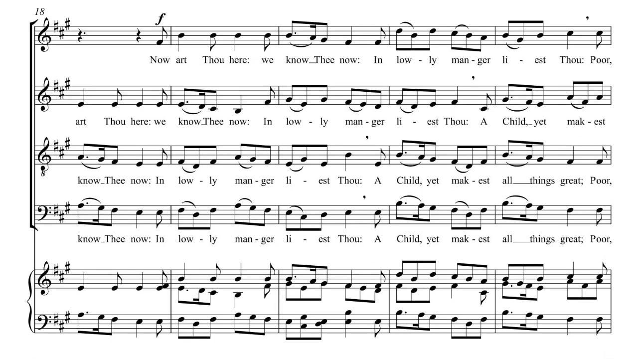 Paul Gibson - Emmanuel, We Sing Thy Praise for SATB Choir (2017) [Score-Video]