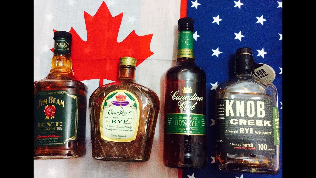 What's The Best Rye Whiskey American or Canadian