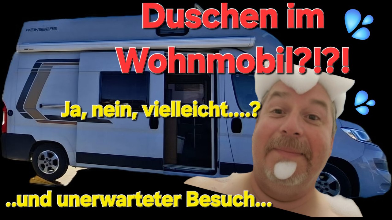 Duschen auf nur 0,3m² – So eng ist es wirklich! 🚿🚐