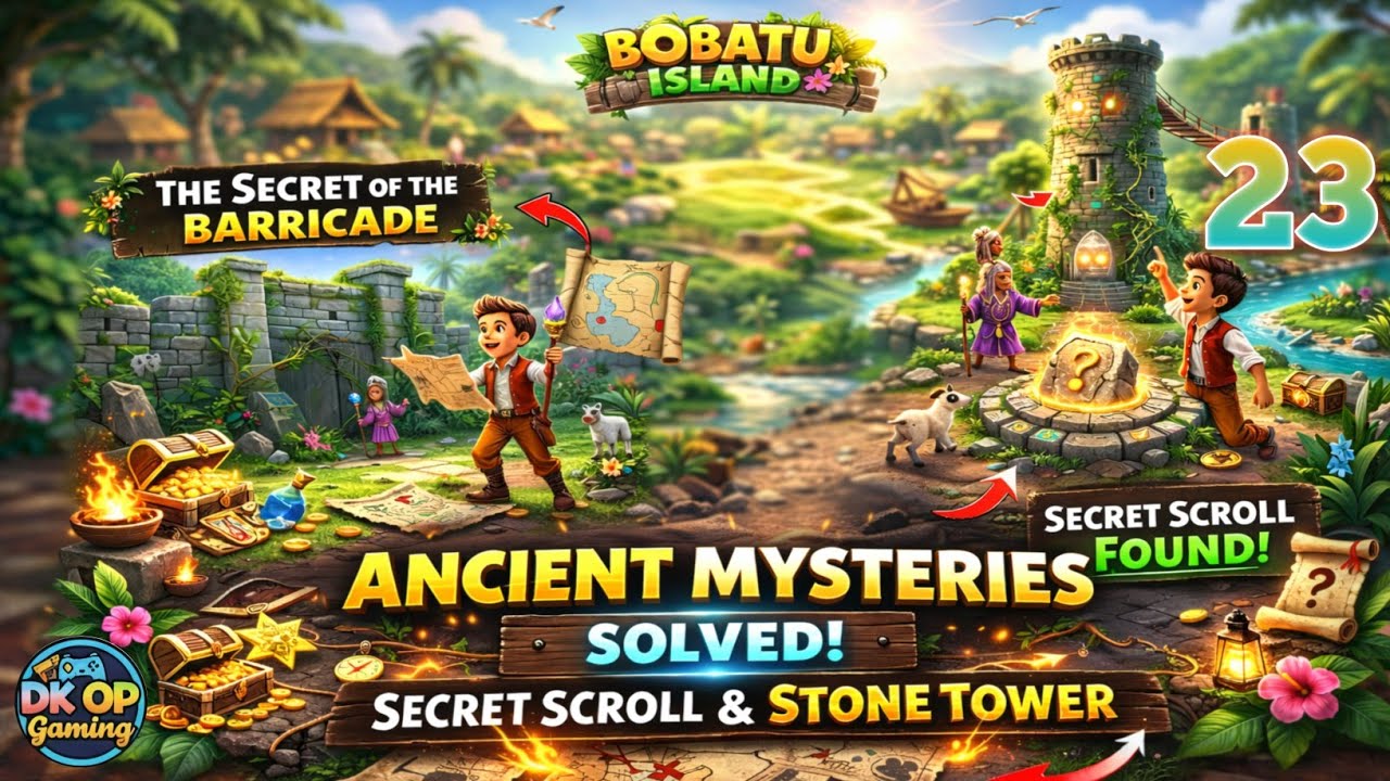 The Secret of the Barricade & Stone Tower Mystery | Bobatu Island Gameplay #23