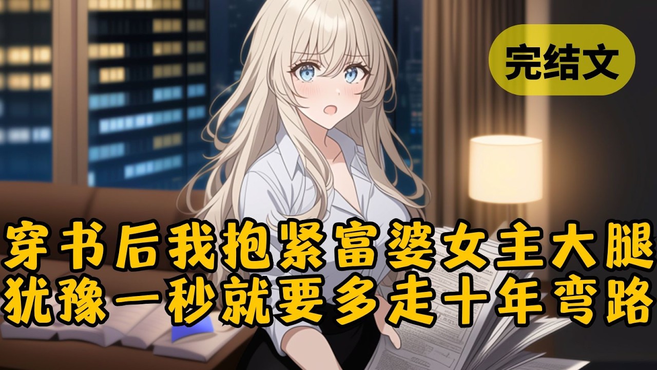 【反套路】穿成恶毒男二，我做的第一件事却是抱紧女主大腿！只因她是隐藏身份的富二代，最后会因为原主作死而被男主拐跑。吓死，差点我就要多走十年弯路了！ #小说 #柳如烟 #一口气看完